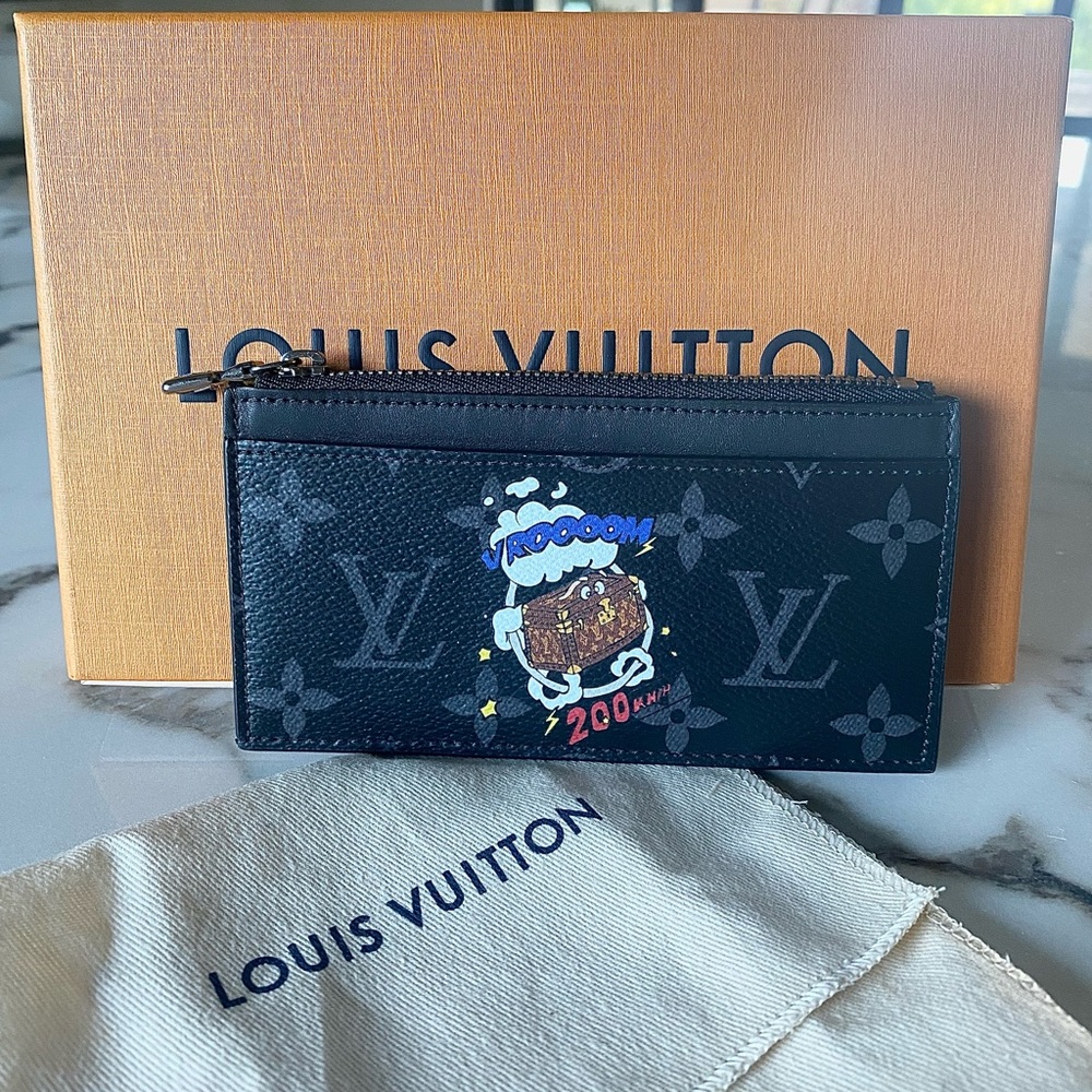 Louis Vuitton Coin Card Holder Limited
Edition Comic Trunk